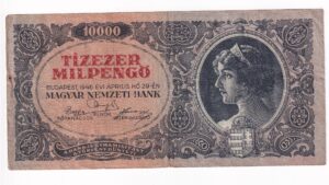 Maďarsko 10 000 MilPengő 1946 A014