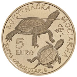 5 Euro 2026 Korytnačka Močiarna