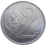 2 Koruna 1990