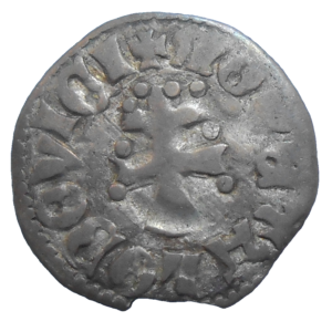 Ľudovít I. Veľký Saracénsky Denár variant