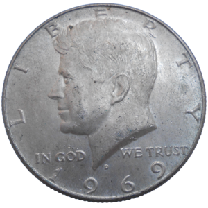 USA Half Dollar 1969 D