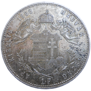 František Jozef I. 1 zlatník 1868 KB