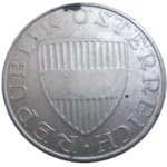 Rakúsko 10 Schilling 1972