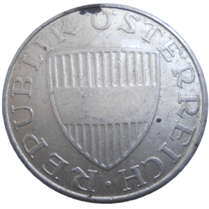 Rakúsko 10 Schilling 1972