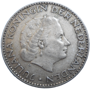 Holandsko 1 Gulden 1954