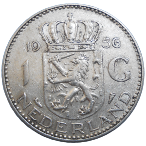 Holandsko 1 Gulden 1956