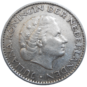 Holandsko 1 Gulden 1958