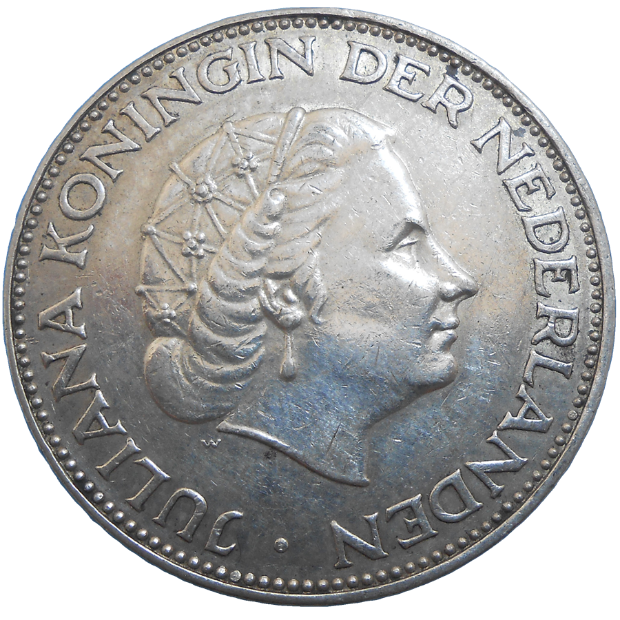 Holandsko 2 1/2 Gulden 1961 Holandsko 2 1/2 Gulden 1961