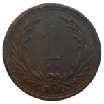 František Jozef I. 1 Fillér 1896 KB