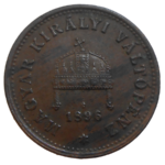 František Jozef I. 1 Fillér 1896 KB