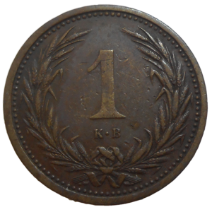 František Jozef I. 1 Fillér 1900 KB