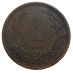 František Jozef I. 1 Fillér 1897 KB
