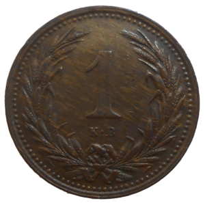 František Jozef I. 1 Fillér 1893 KB