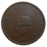 František Jozef I. 1 Fillér 1892 KB