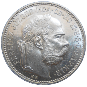 František Jozef I. 1 koruna 1896 KB