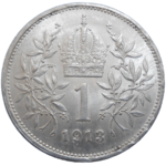 František Jozef I. 1 koruna 1913 bz