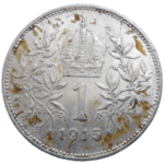 František Jozef I. 1 koruna 1915 bz