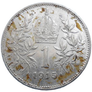 František Jozef I. 1 koruna 1915 bz