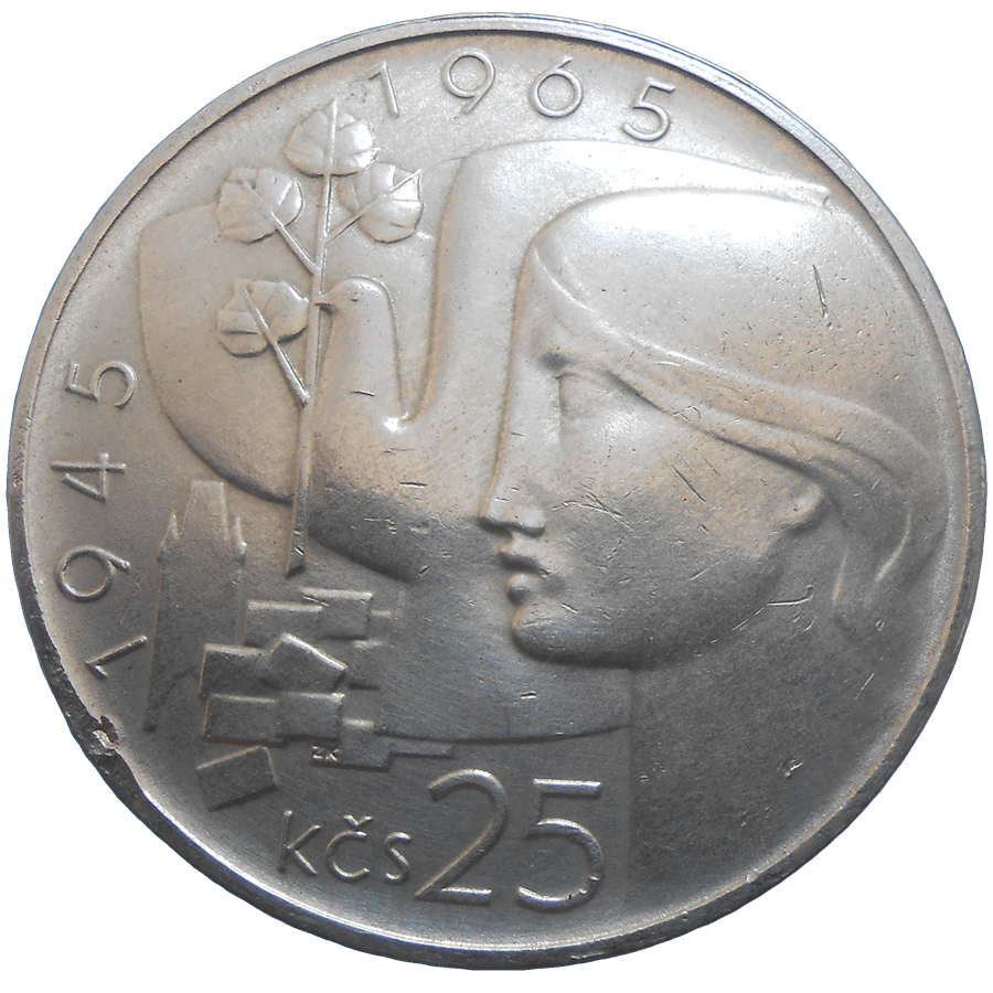 25 KČS 1965 20. výročia oslobodenia ČSR 25 KČS 1965 20. výročia oslobodenia ČSR