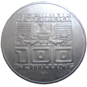 Rakúsko 100 Schilling 1978