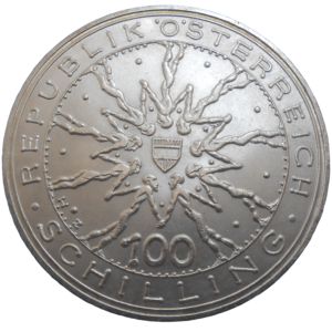 Rakúsko 100 Schilling 1978