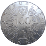Rakúsko 100 Schilling 1977