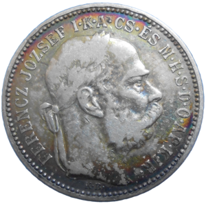 František Jozef I. 1 koruna 1893 KB