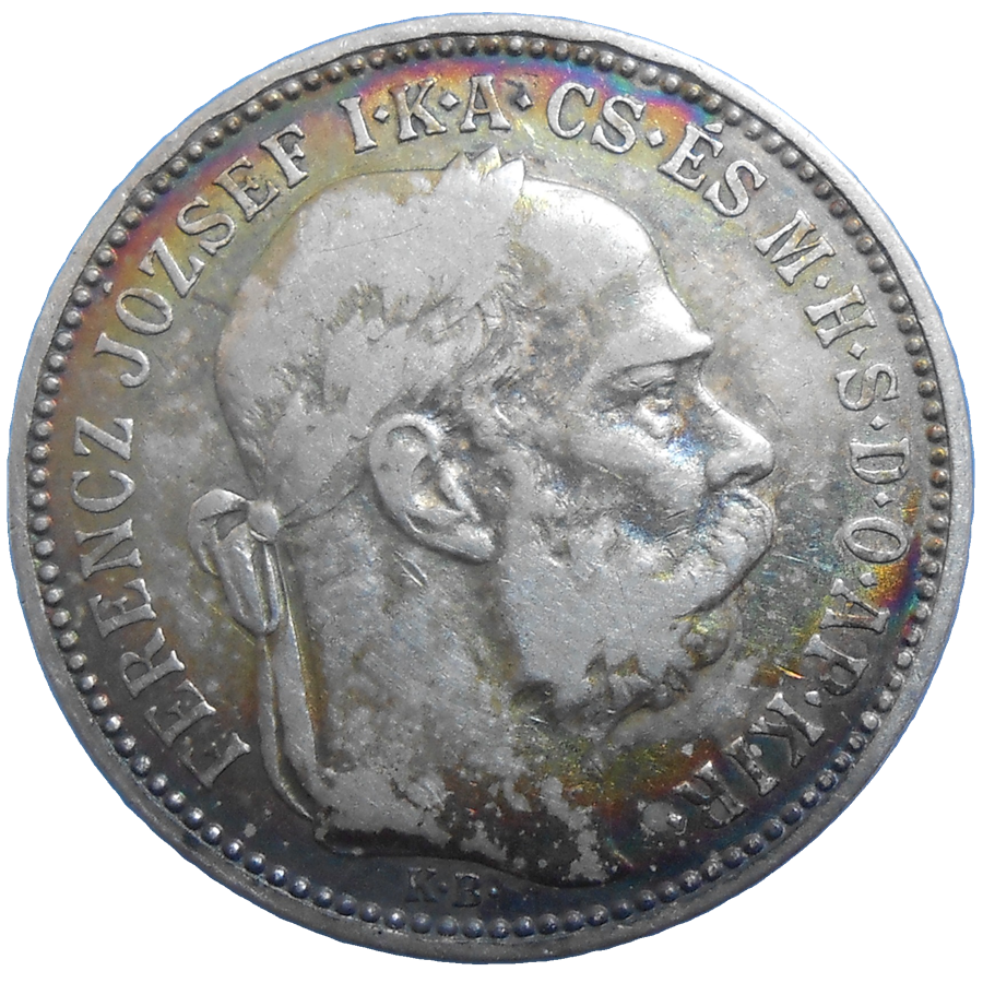 František Jozef I. 1 koruna 1893 KB František Jozef I. 1 koruna 1893 KB