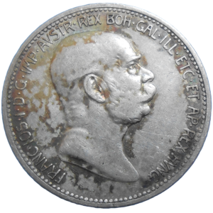 František Jozef I. 1 koruna 1908 Jubilejná