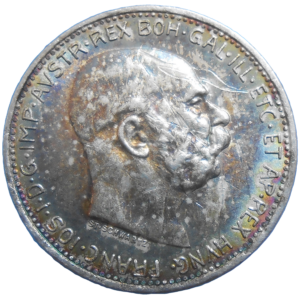 František Jozef I. 1 koruna 1912 bz