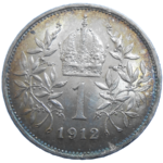 František Jozef I. 1 koruna 1912 bz