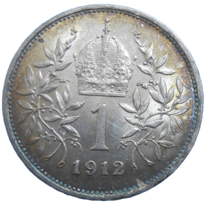 František Jozef I. 1 koruna 1912 bz