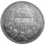 František Jozef I. 1 koruna 1914 KB