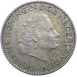 Holandsko 1 Gulden 1956