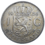 Holandsko 1 Gulden 1956
