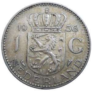 Holandsko 1 Gulden 1956