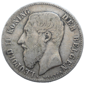Belgicko 50 Centimes 1886