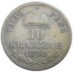 František Jozef I. 10 grajciar 1870 KB
