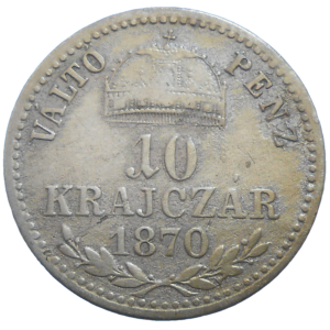 František Jozef I. 10 grajciar 1870 KB