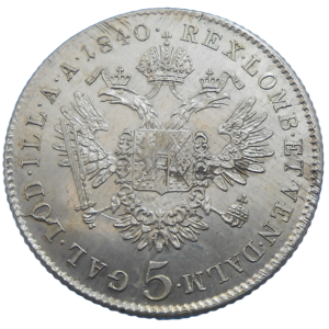 Ferdinand V. 5 grajciar 1840 C