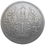 František Jozef I. 1 koruna 1897 bz