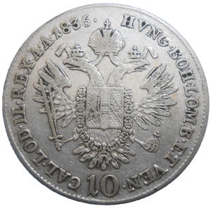Ferdinand V. 10 grajciar 1836 A