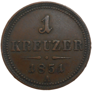 František Jozef I. 1 grajciar 1851 A