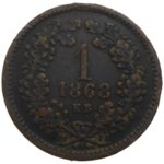 František Jozef I. 1 grajciar 1868 KB