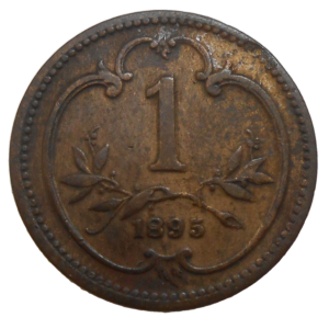 František Jozef I. 1 Heller 1895 bz