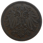 František Jozef I. 1 Heller 1902 bz