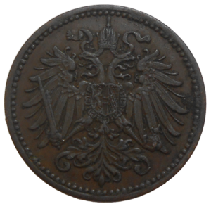 František Jozef I. 1 Heller 1902 bz