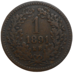 František Jozef I. 1 grajciar 1891 KB