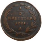 Jozef II. 1/2 grajciar 1781 A