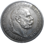 František Jozef I. 5 Koruna 1907 KB Korunovačná
